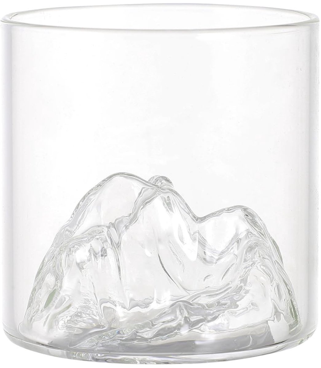 SMOAKEZ- Whiskyglas 2-delig - Hittebestendig Glas - Platte Vorm - Luxe en Stijl - Voor Whiskyliefhebbers - Perfect Cadeau - Drinkglas