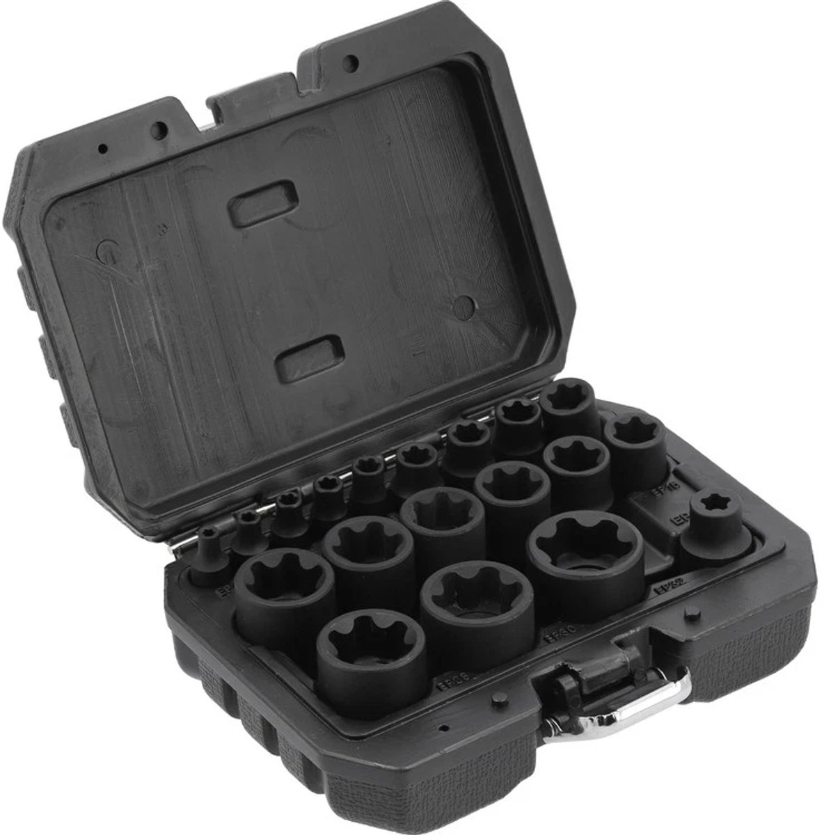 YATO Professionele Torx Plus Doppenset – 19-delig – Universele Torx Sleutelset voor Garages en Industrie