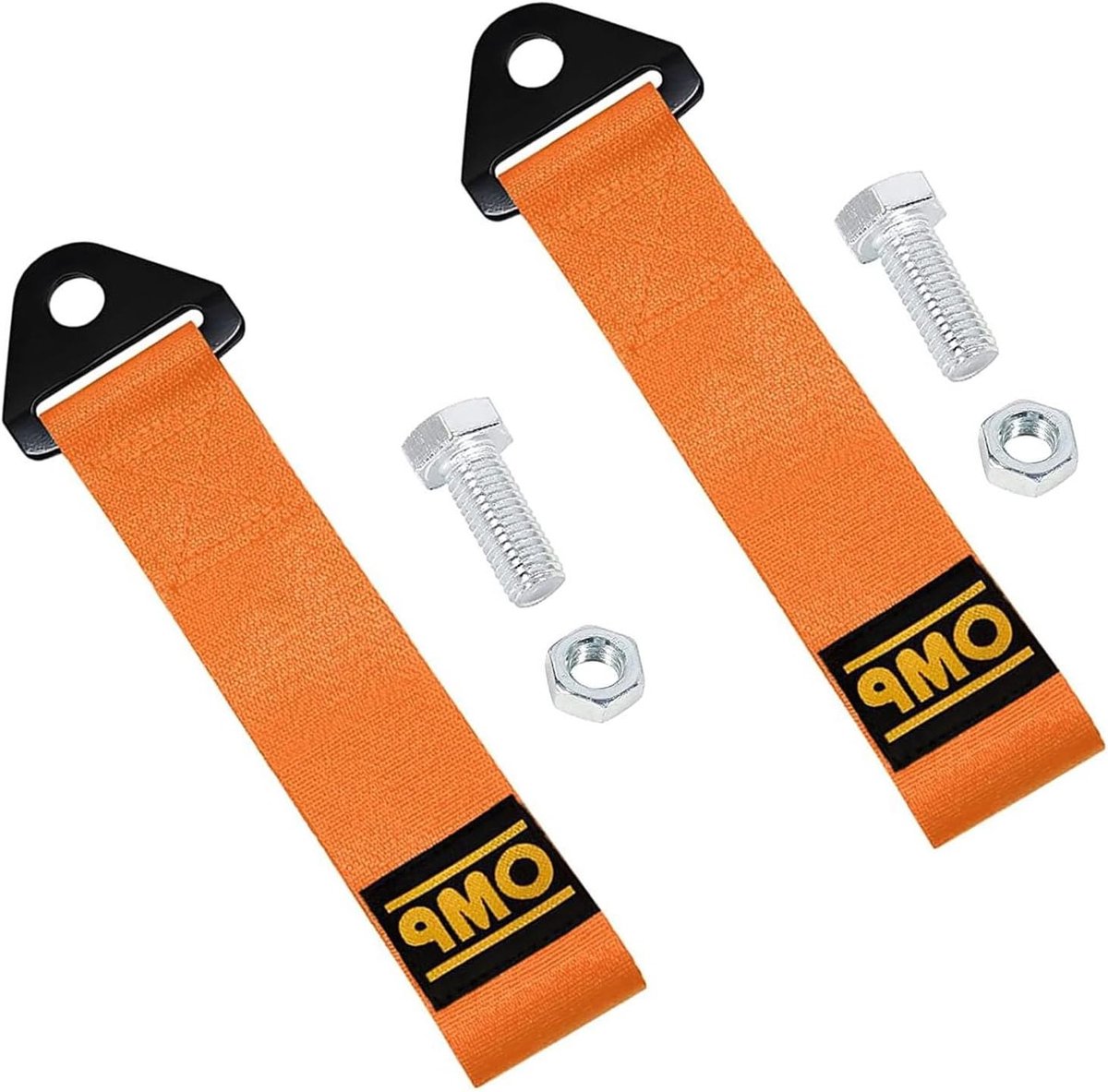 2 Stuks Nylon Sleepbanden voor Racen, Universele Sleepkabels voor Auto's, Sterke en Duurzame Sleepriemen voor Voor- en Achterbumper