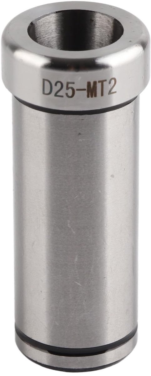 Dailygoods- Morse Taper D25-MT2 - CNC Gereedschapshouder - Hoogwaardig Koolstofstaal - Sterk en Corrosiebestendig - Hoge Precisie - Eenvoudige Installatie - Boorhouder