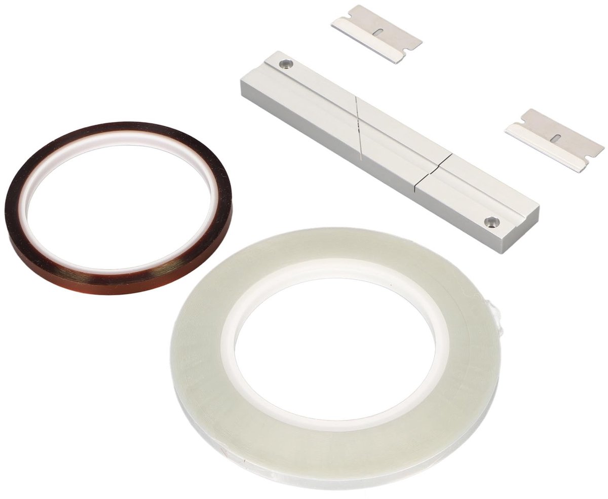 Dailygoods- Splicing Tape Set - Tape Splitsblok - Geanodiseerde Afwerking - Universele Compatibiliteit - Eenvoudig Snijden - Stabiele Splice - Tape Reparatieset
