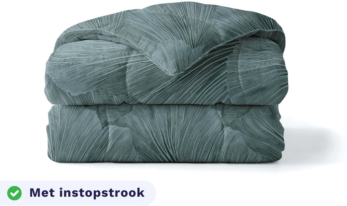 Zelesta Pure Design Katoen Dekbed - Botanical Green 200x200cm