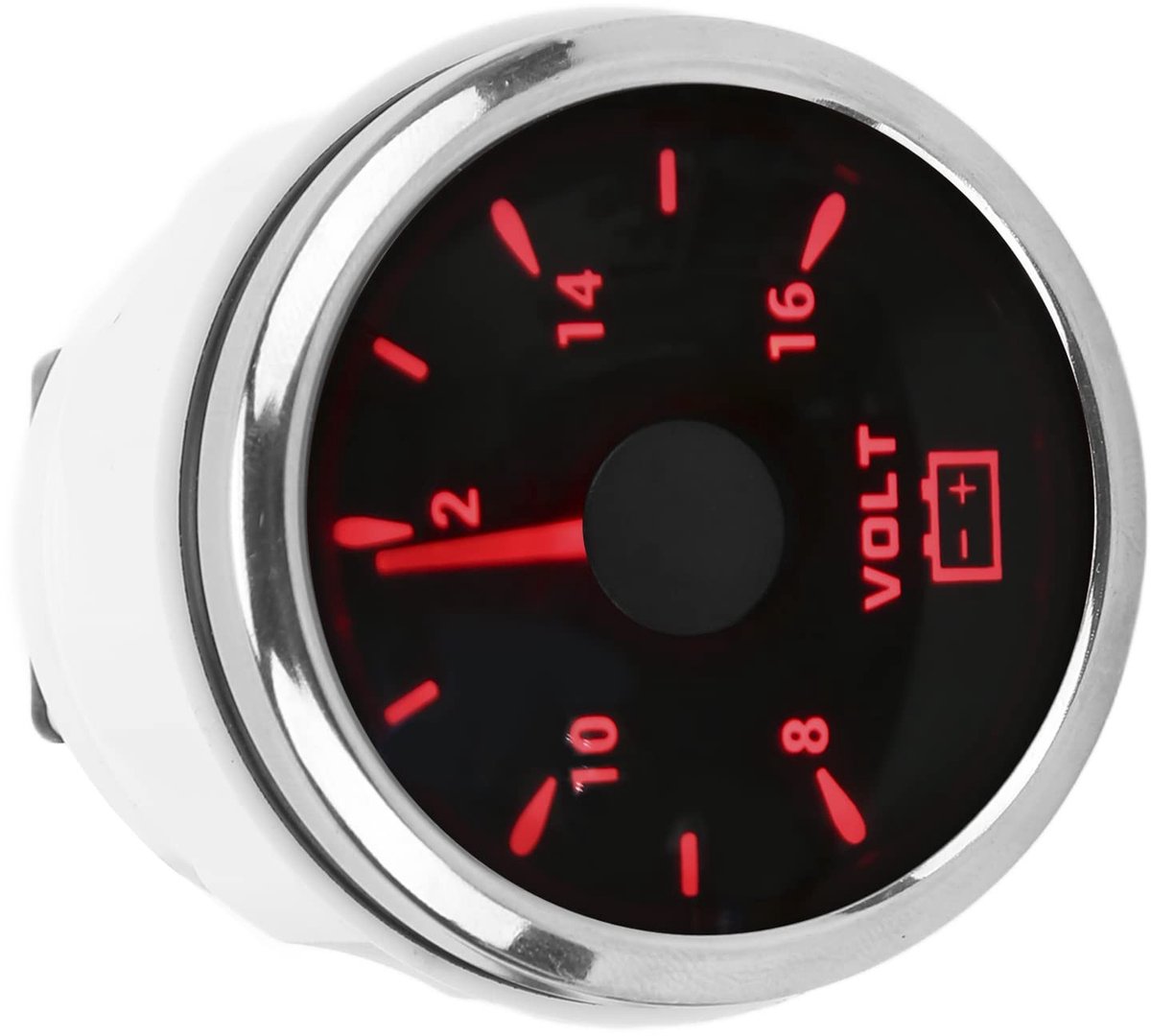 ZEYNOMAX- Spanningsmeter 52mm - IP67 Waterdicht - 9-32V Werkspanning - Hoge Precisie - Eenvoudige Installatie - Laag Stroomverbruik - Voltmeter