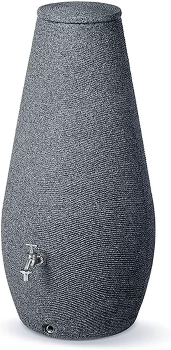 Regenton - Watertank - Water Opslaan - Druppel Design - 200 Liter - Grijs