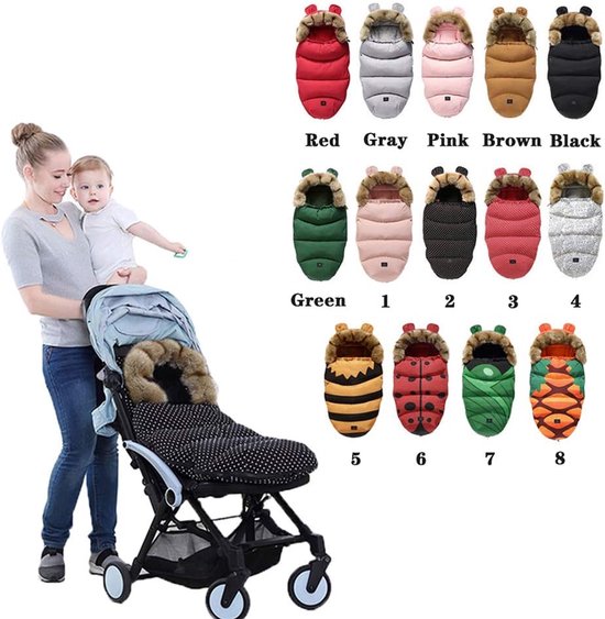 Universele Winter Warm Voetenzak voor Kinderwagen en Buggy van Merkloos — afbeelding 5
