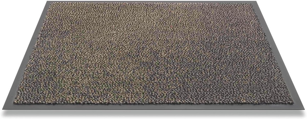 Voordeurmat - Entree mat - Vuil buiten houden - Anti-slip laag - 90x150 cm - Beige bruin