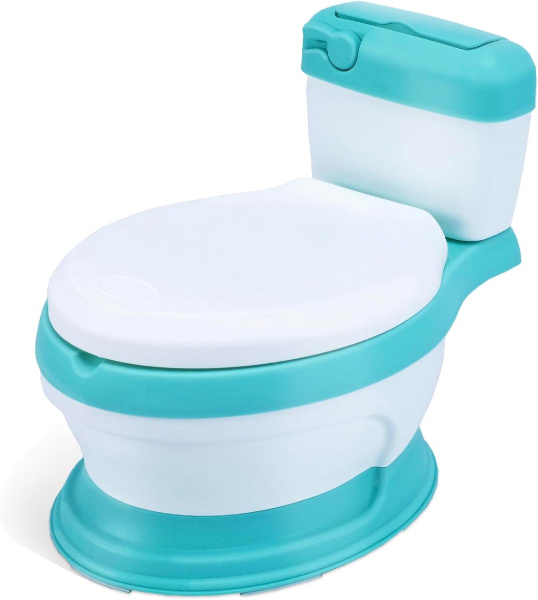Kinder potje - Babypotje toilettrainer - Zindelijkheidstraining - Met opbergvak - 44 x 30 x 36 cm - Blauw