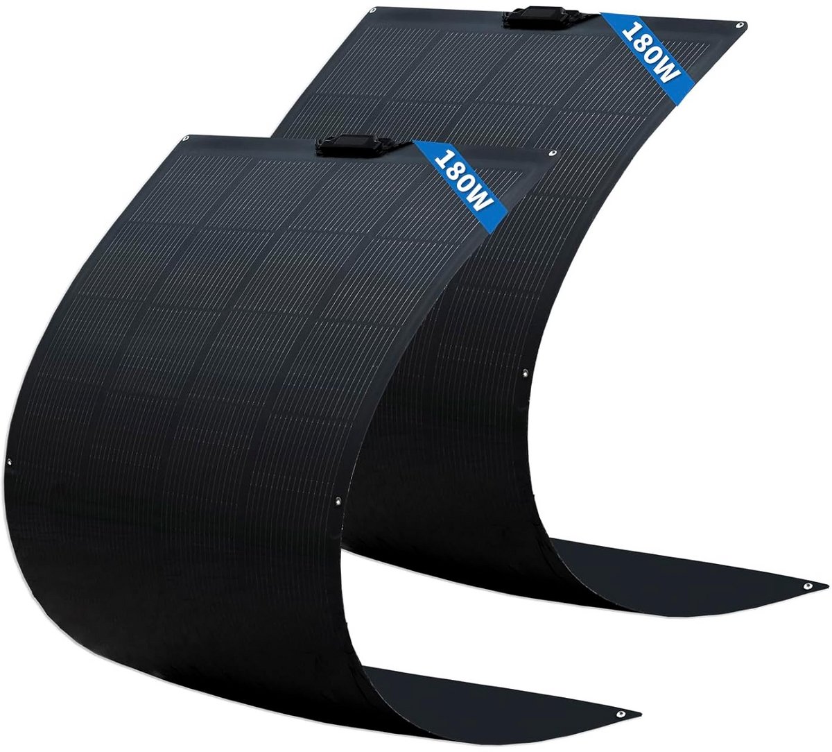 Flexibele Zonnepanelen - Fotovoltaïsche Modules - Energie Opwekken - Hoge Conversie Efficiëntie - 360 Watt - Zwart