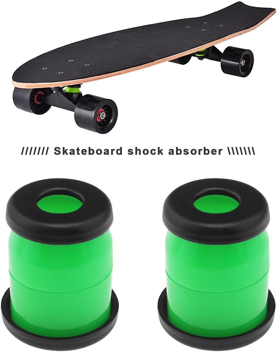 Dailygoods- Bushings 12 Stks - 90A Hardheid - Rebuild Kit - Pivot Cups - Schokdemper - Bekerringen - Hoogwaardige prestaties - Skateboard Bushings