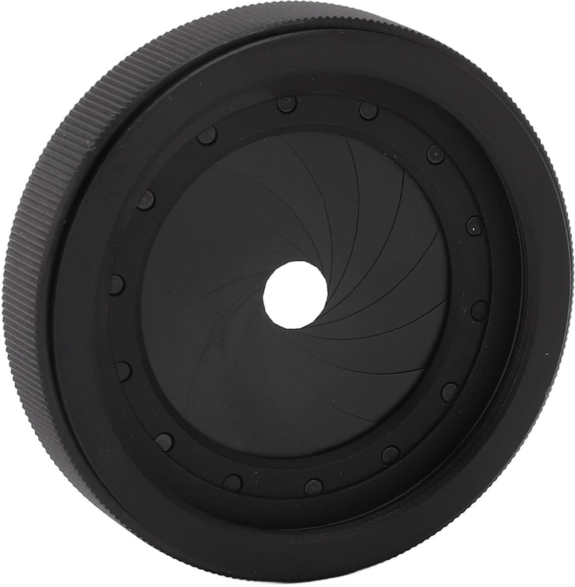Dailygoods - Verstelbaar Iris Diafragma - Camera Lens Adapter - Geschikt voor Microscoop - M30 tot M37 - Optische Diafragma - 1,5-26mm