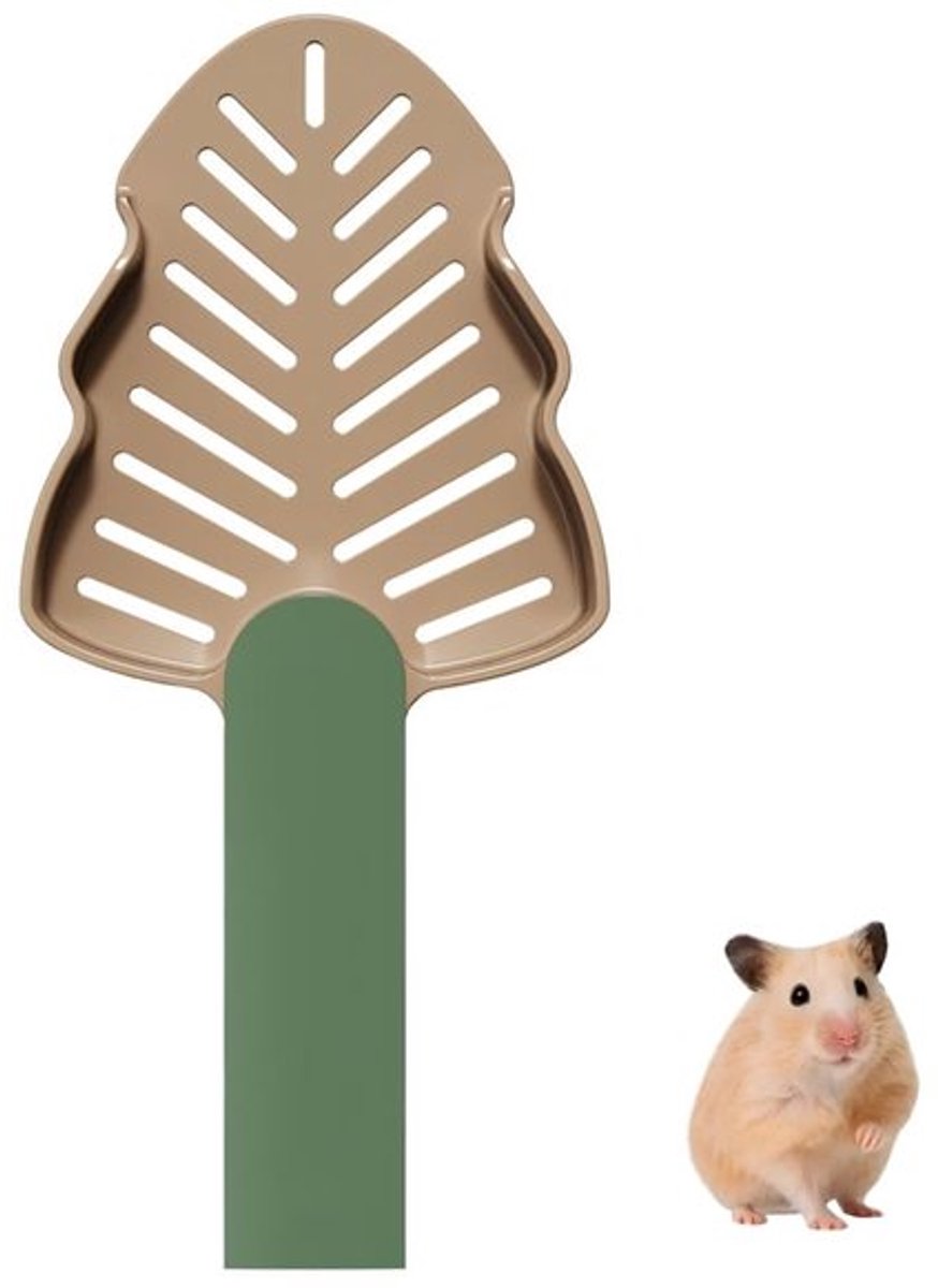 Dailygoods- Kattenbakschepje Stevige Structuur - Zandschepje