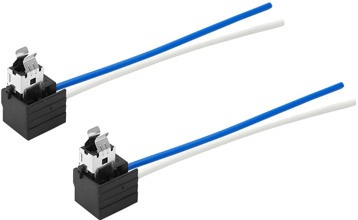 Dailygoods- Koplamp Harnas 2 Stuks - Universele Connector - Bedrading Harnas - Koper Ingeblikte Draad - 14,5 x 10 x 10 cm - Verbeter uw Verlichting