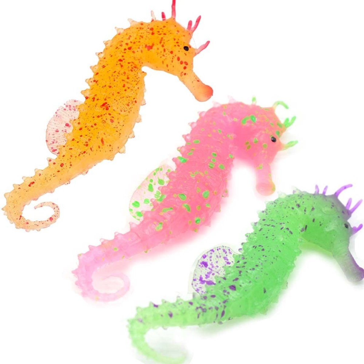 Dailygoods - Aquarium Ornament met Gloeiend Drijvend Effect in 3 Kleuren
