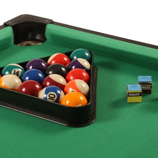 Mini Biljart Tafel - Pooltafel voor thuis - Spelplezier voor iedereen - Compleet met accessoires van mini — afbeelding 3