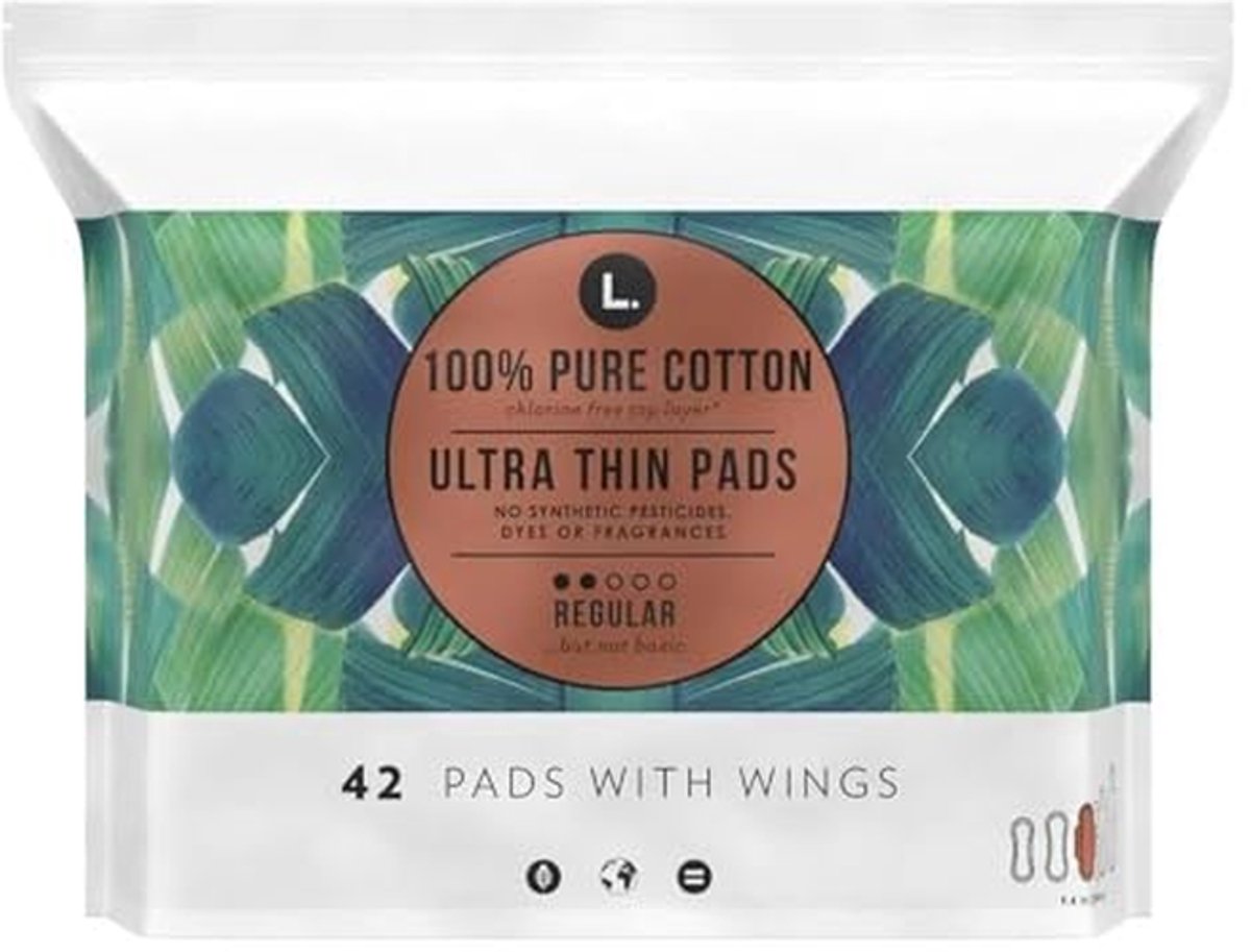 Ultradunne Pads - Biologisch Katoen - Persoonlijke Hygiëne - Super Absorberend - 42 Stuks - N.v.t.
