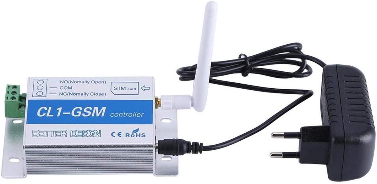 GSM Module Schakelaar - Afstandsbediening Controller - Apparaten Bediening - Draadloze SMS Besturing - 115 x 70 x 30 mm