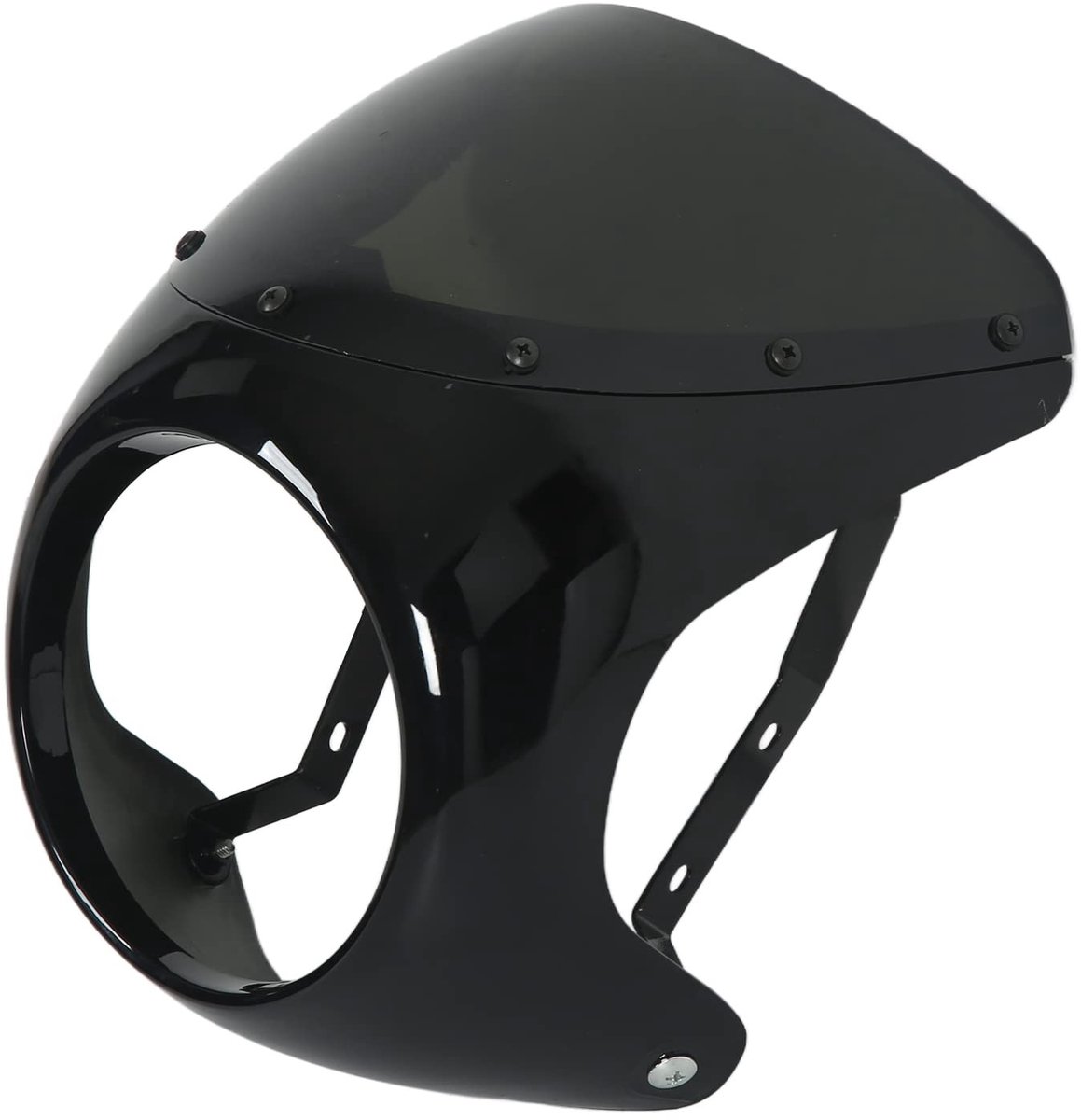 Dailygoods- Koplampkuip Universeel - Motorfiets Voorruit - Bescherming tegen Krassen - Eenvoudige Installatie - ABS Materiaal - Vermindert Turbulentie - Koplampcover