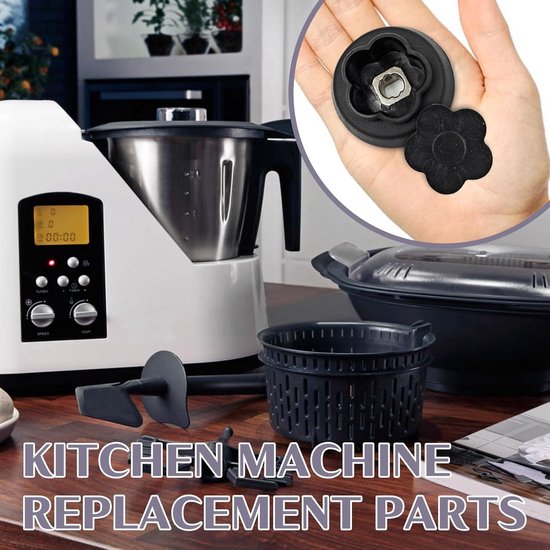 Koppelingsgeleiding Set - Keukenrobot Onderdelen - Keukenmachine Reparatie - Speciale Pasvorm - 2 Stuks - Zwart — afbeelding 2