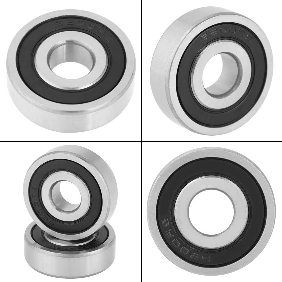 Dailygoods- Kogellager 10PCS - Dubbel Rubber Afgedicht - 10*30*9mm - Hoogwaardige Staal - Miniatuur Kogellagers - Voor 10mm As/Rod