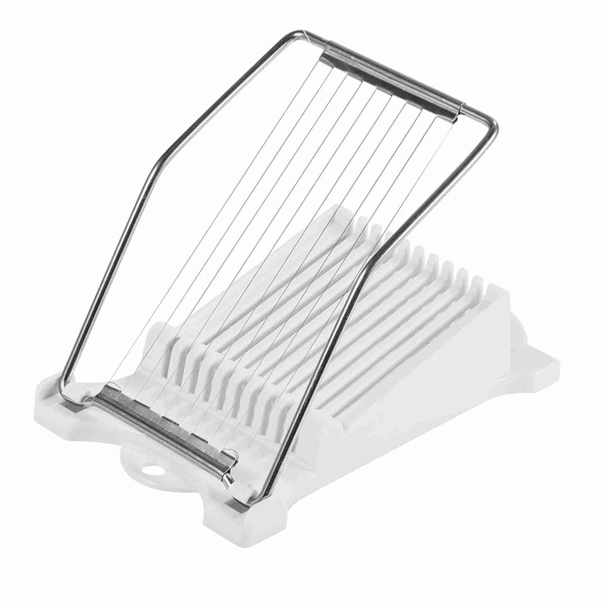 Dailygoods- Vlees Slicer Roestvrij Staal - Snijder Groenten - Snijdraad - Snijwerende Handschoen - Antislipbasis - 22 x 12,5 x 5 cm