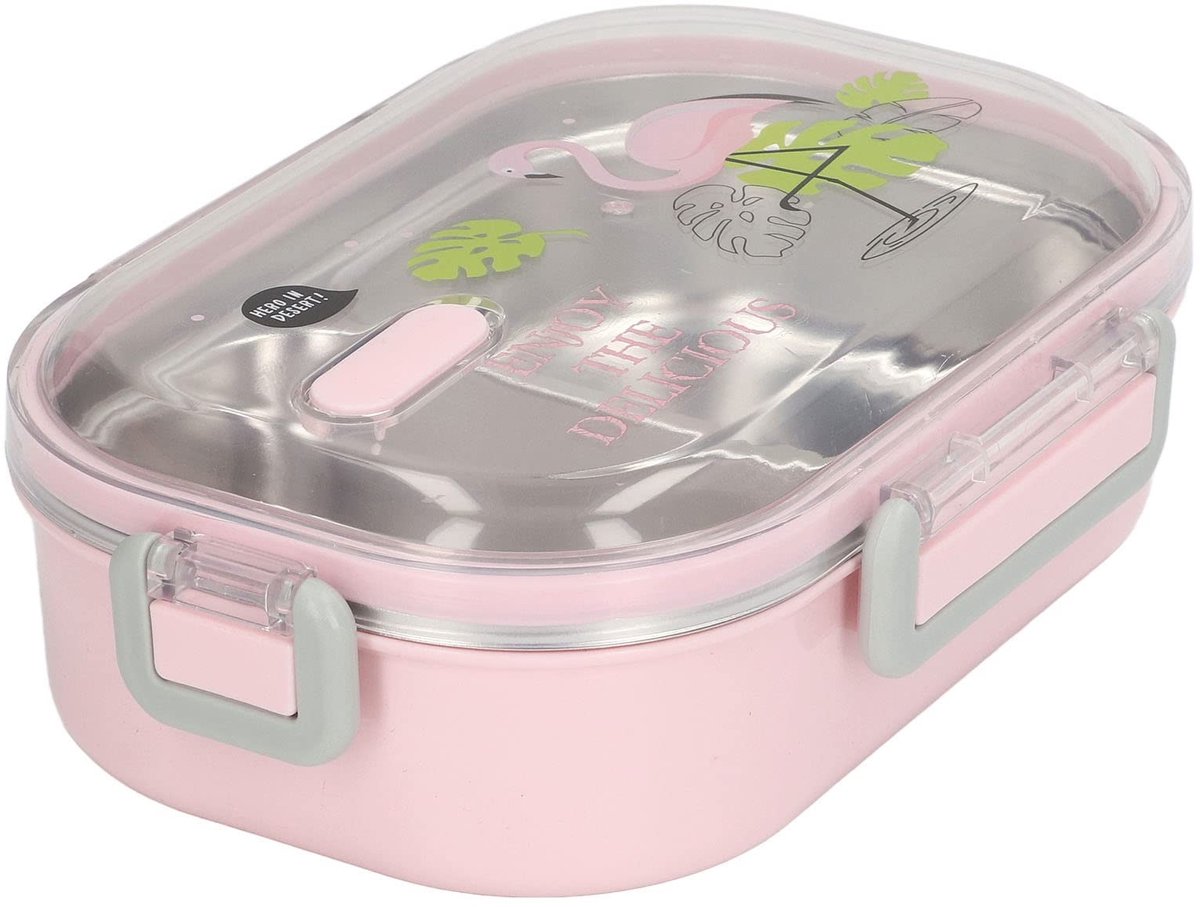 Dailygoods- Lunchbox Roestvrij staal - Thermische Isolatie - Lekvrije Container - Bento - Ruimtebesparend Ontwerp - Geïnspireerd Ontwerp - Bento Box