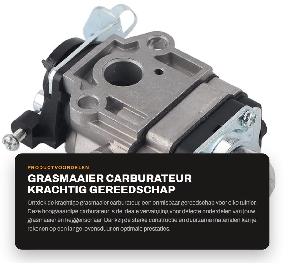 Dailygoods- Carburateur Vervanging 33CC/36CC - Carburateur Reiniger - Carburateur Afstelgereedschap - Krachtig Gereedschap - Duurzaam Materiaal - Eenvoudig te Installeren - Motorcarburateur