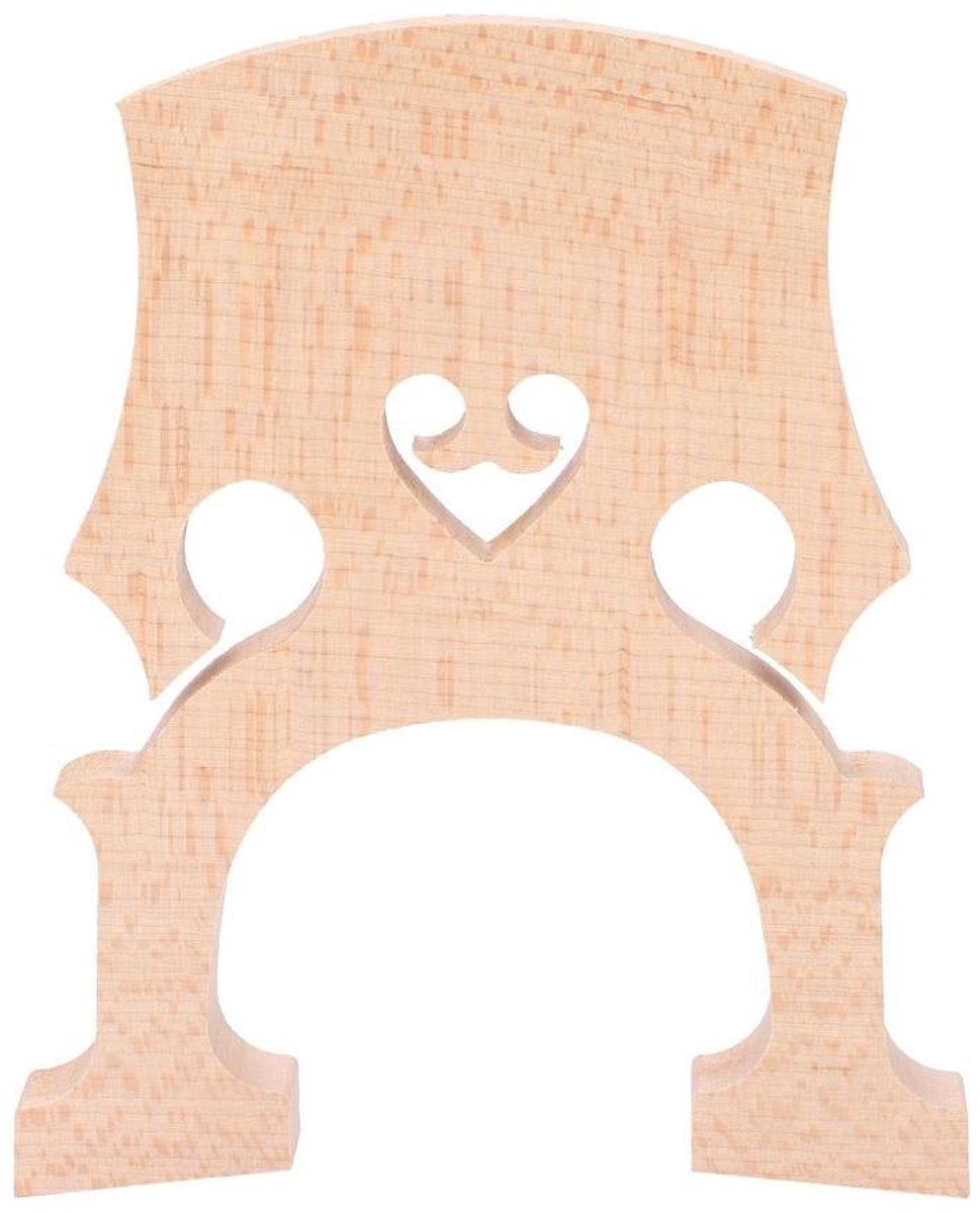 Dailygoods- Cellobrug Professionele Esdoorn - Zelfinstellende Brug - Muziekinstrument Accessoire - Geschikt voor 4/4 en 3/4 Cello - Lichtgewicht - Uitstekende Geluidskwaliteit