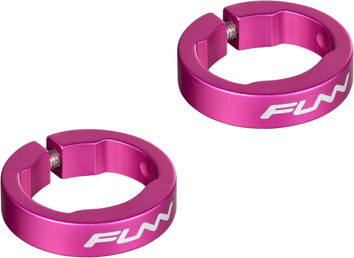 Fietsgreep Klemringen - Handvat Bevestiging - Mountainbiken - Verstelbaar Systeem - 10 x 5 x 0.5 cm - Roze