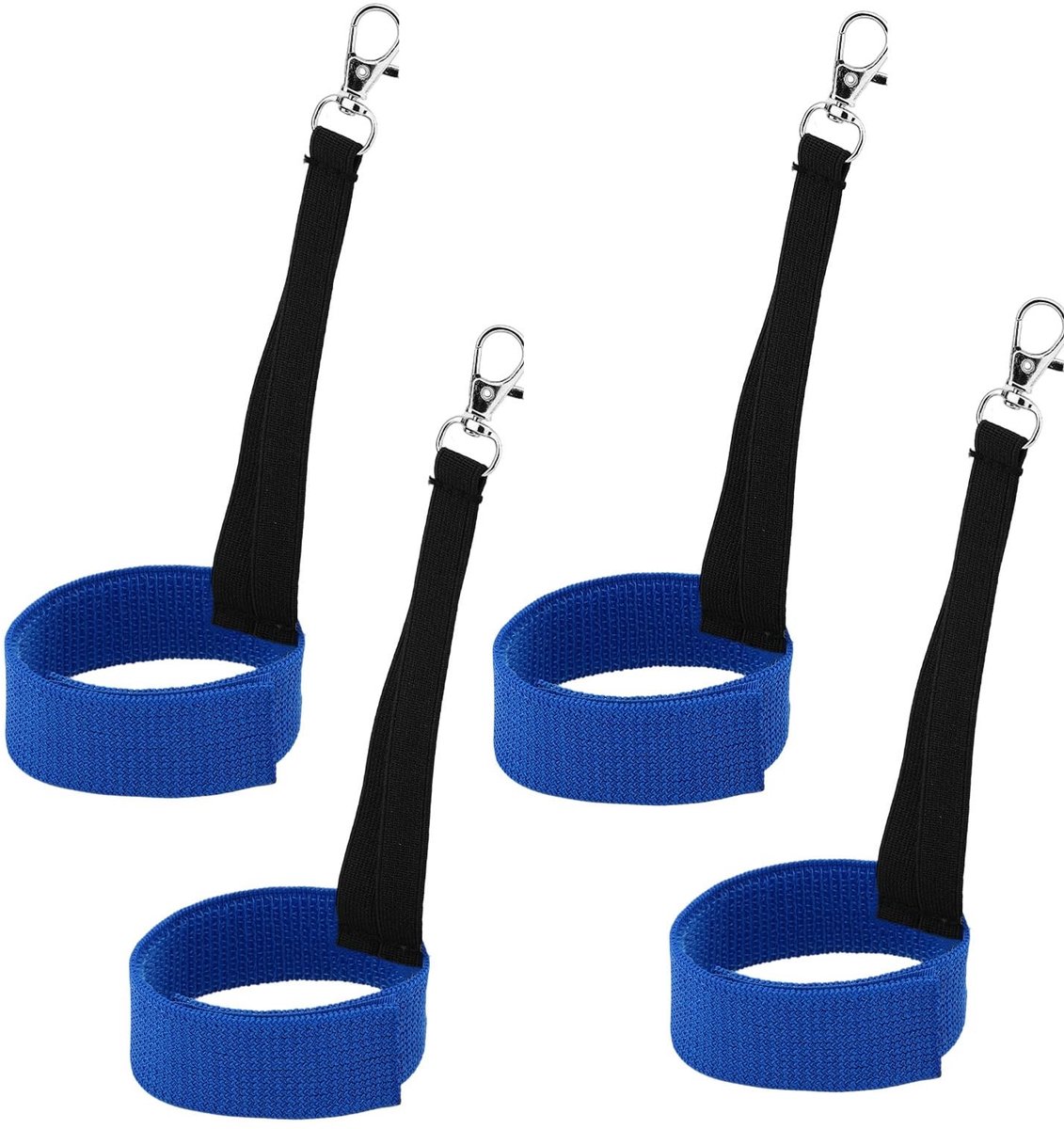 Dailygoods- Skihandschoenriem Premium Nylon - 4 Stuks - Metalen Knop - Bergsportski-Accessoires - Snowboarden - Buitensporten - 25x12,7x2,5cm - Handschoenenriem