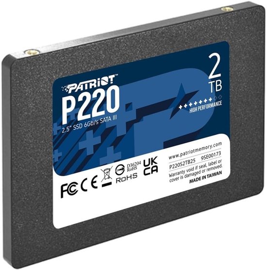 Interne Solid State - Snel Schijf - Computer Upgrade - SATA 3 Interface - 2TB Opslag - Zwart — afbeelding 3