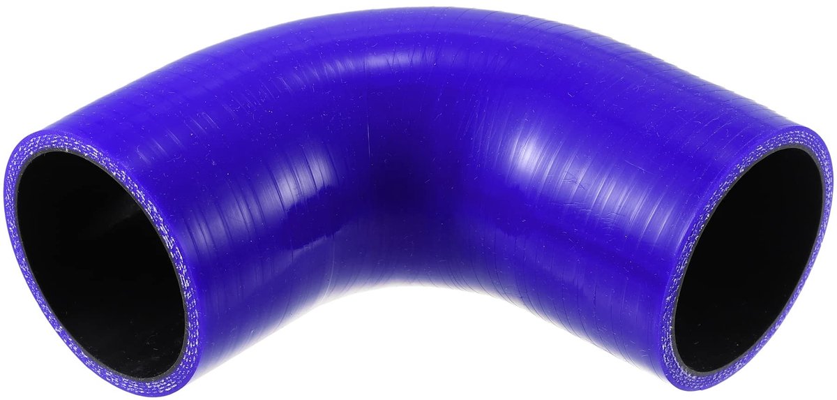 Dailygoods- Silicone Reducer 57mm - 90 Graden Elleboog - Slangkoppeling - Koelsysteem - Hoogwaardige Componenten - Lange Levensduur