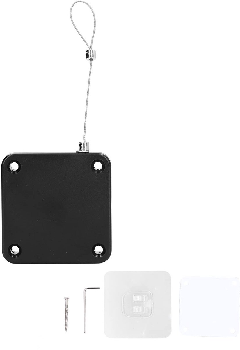 Dailygoods- Deurdranger 1200g Trekkracht - Automatische Deurdranger - Kunststof - Compact - Eenvoudig te installeren - Voorkomt insecten. - Deursluiter