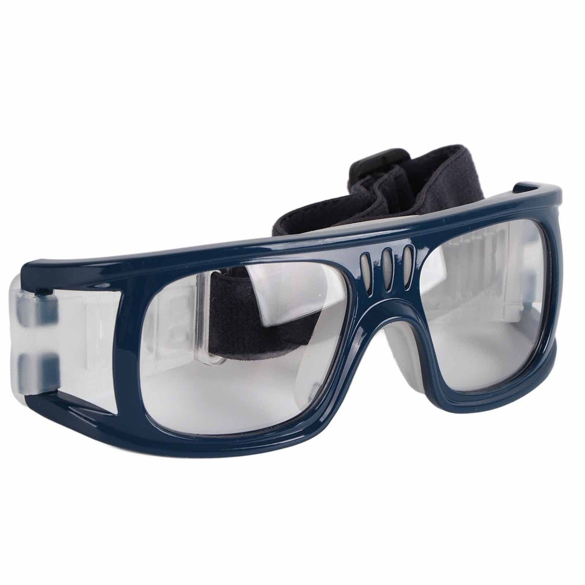 Dailygoods- Sportbril Lichtgewicht - Beschermende Brilmontuur - Schokbestendig Glas - Verstelbare Riem - Wind- en Zandpreventie - Voor Buitenactiviteiten - Veiligheidsbril