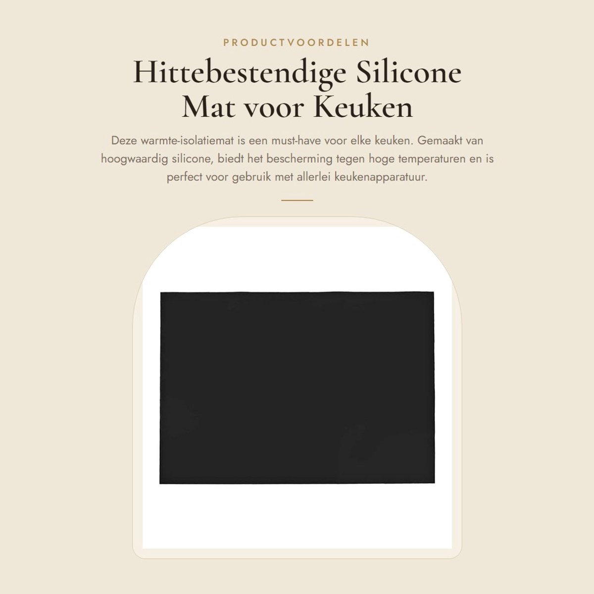 Silicone Onderzetter - Dailygoods- Isolatiemat Hittebestendig