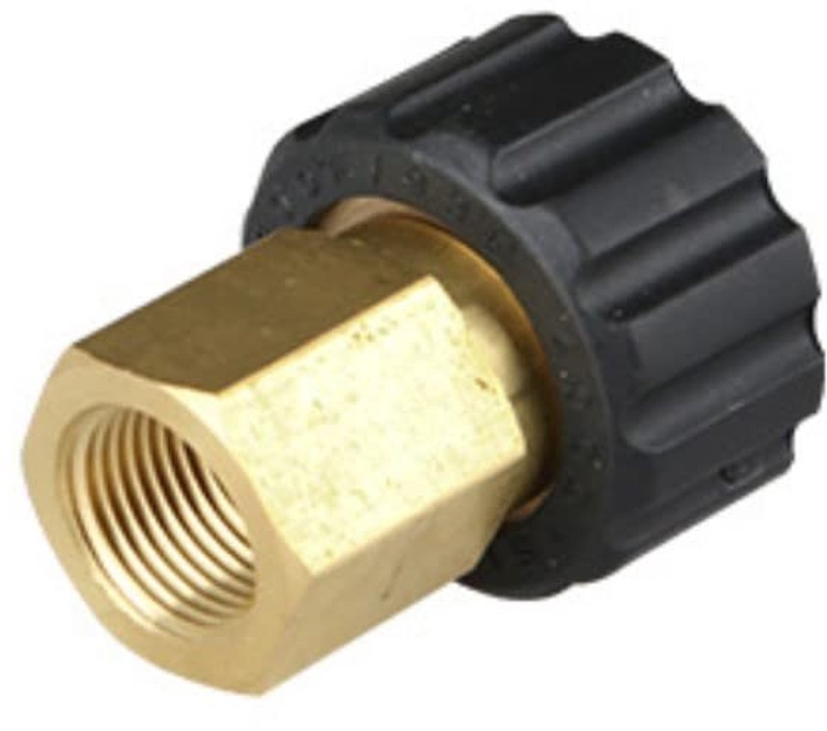 Dailygoods - Hogedrukreiniger Adapter Kit - Snelkoppeling - Messing - 1/4 inch Vrouwelijk naar M22 Vrouwelijk - Tuinslang Connector - Geschikt voor Ho...