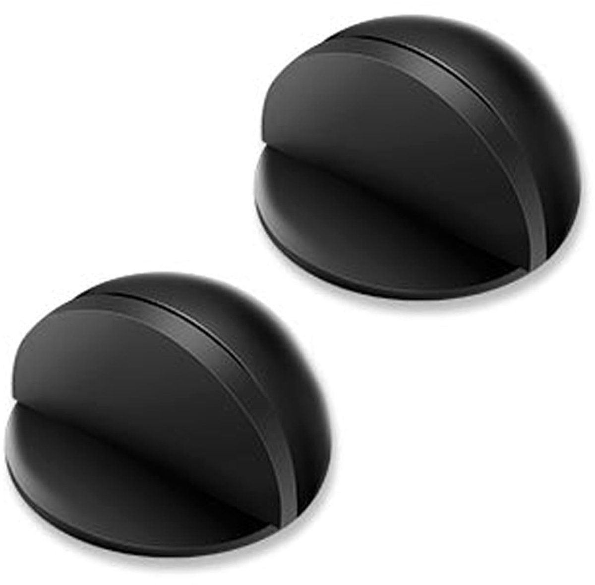 Dailygoods- Deurstoppers Zelfklevend - Roestvrij Stalen Deurbuffer - Vloerdeurstoppers - Glazen Deuren - Zware Deuren - Geluidsreductie - Deurstopper