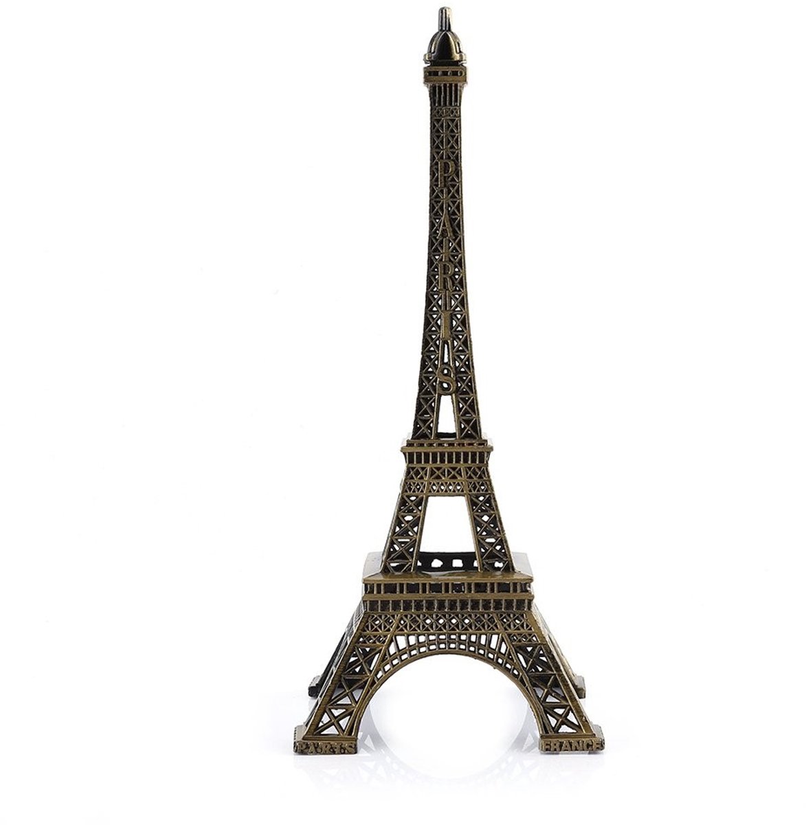 Dailygoods- Eiffeltoren Beeldje 25cm - Decoratie Woonkamer - Decoratieve Tafellampen - Kunstmodelmateriaal - Vintage - Zinklegering