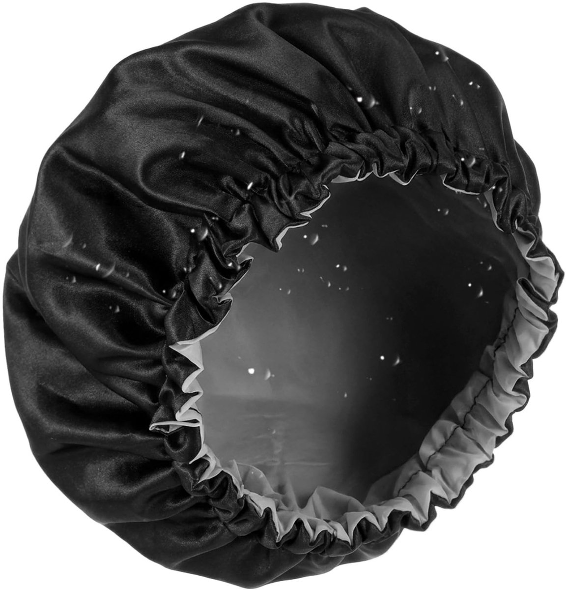Dailygoods- Douchemuts Waterdicht - Verstelbare Douchemuts - Badstof Gevoerd - Douchemuts Dames - Douchemuts voor Dik Haar - 32 cm - Haarbadmuts
