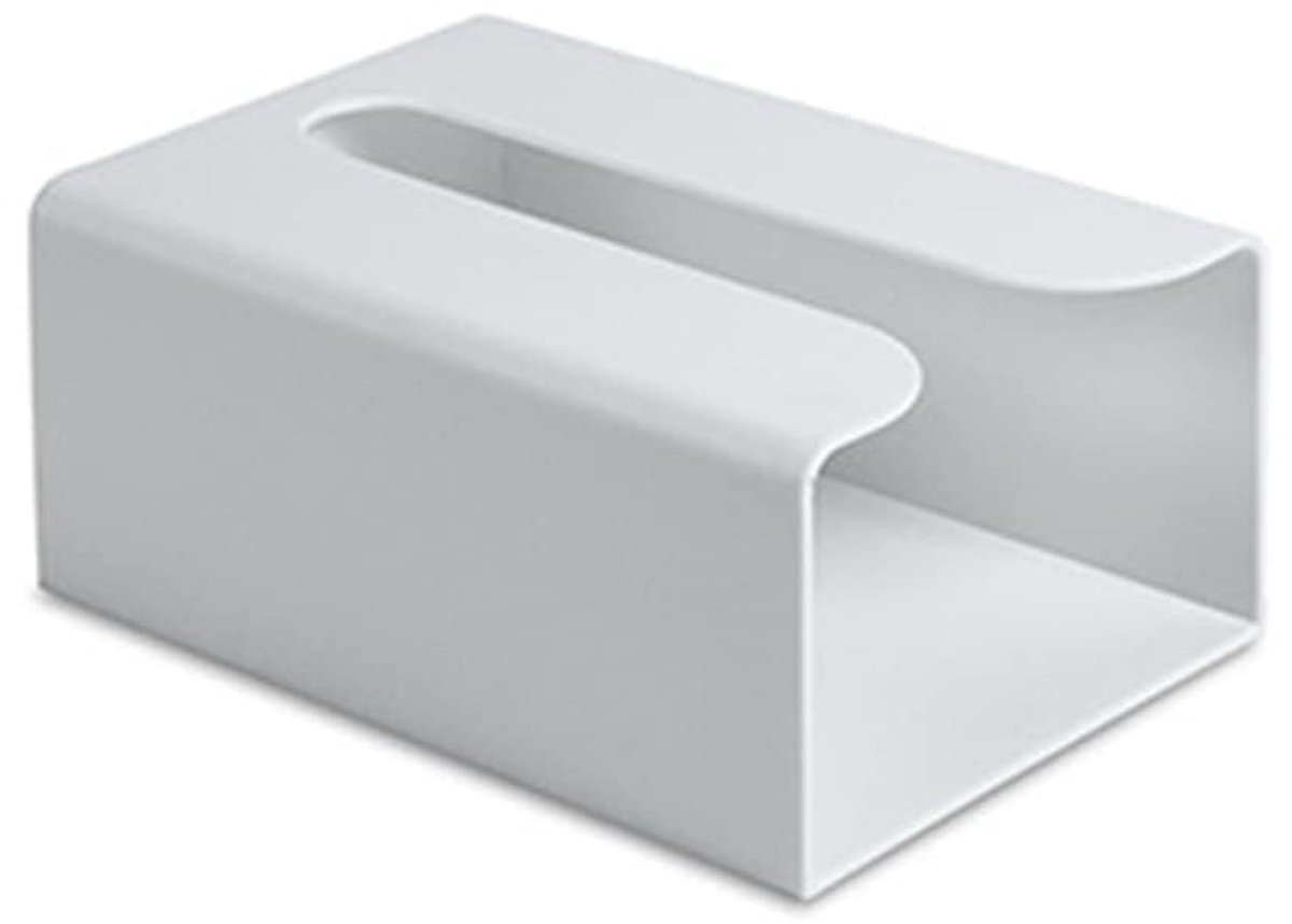 Dailygoods- Tissuebox Wandgemonteerd - Servethouder - Dispenser - Minimalistisch Design - Geschikt voor Keuken en Kantoor - Comfortabele Bediening