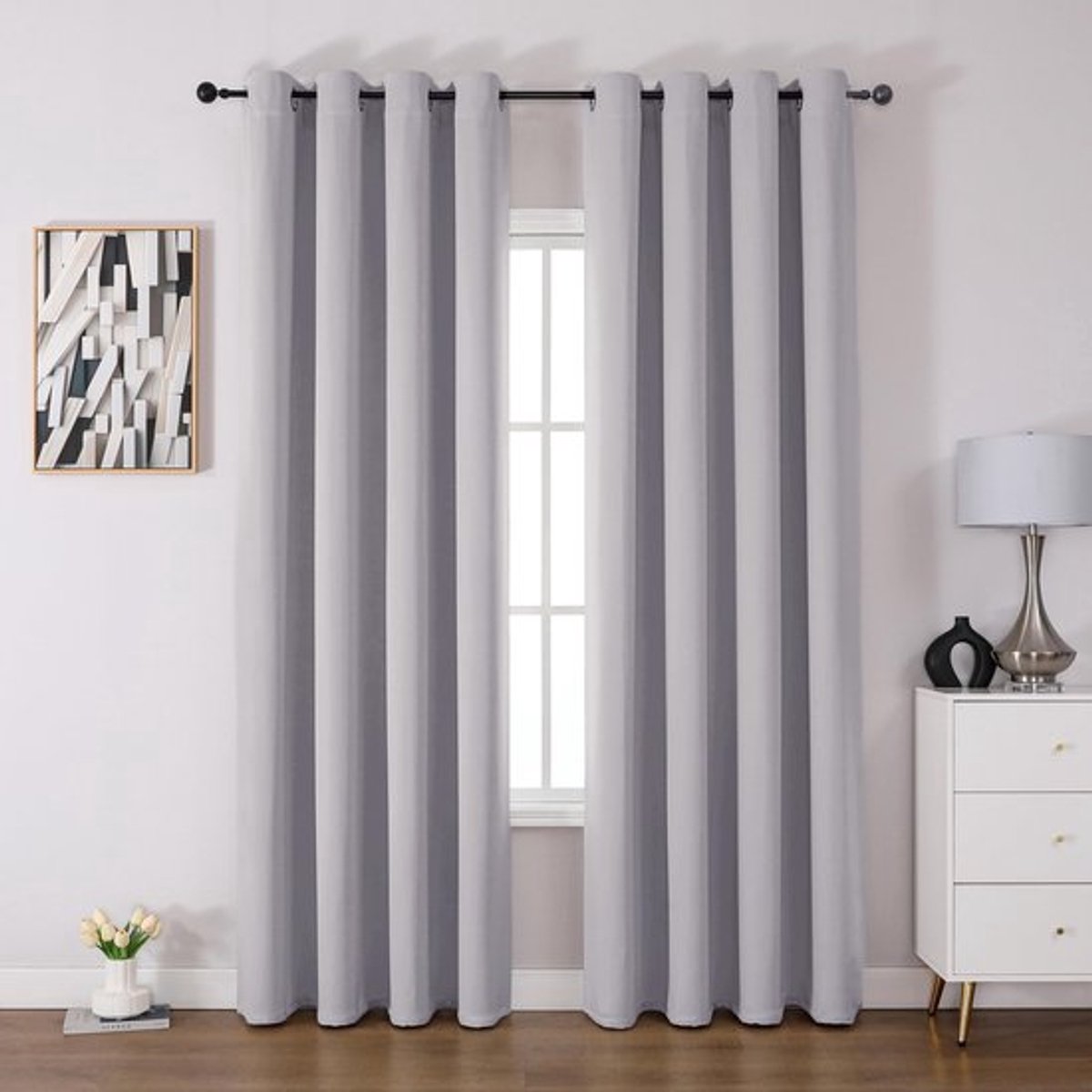 Dailygoods- Verduisteringsgordijnen met inslagringen - Thermogordijn