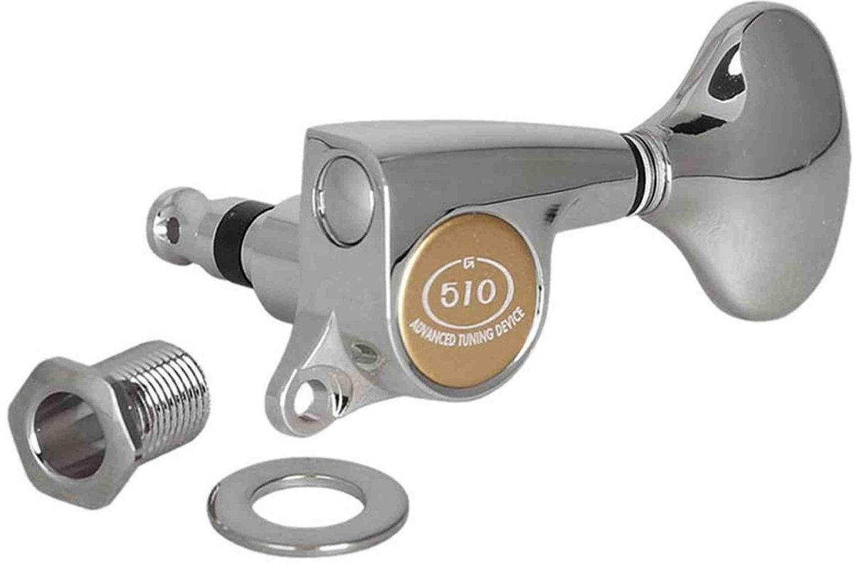 Gitaar stemmechanieken Gotoh SGS-510-C Magnum Lock chroom
