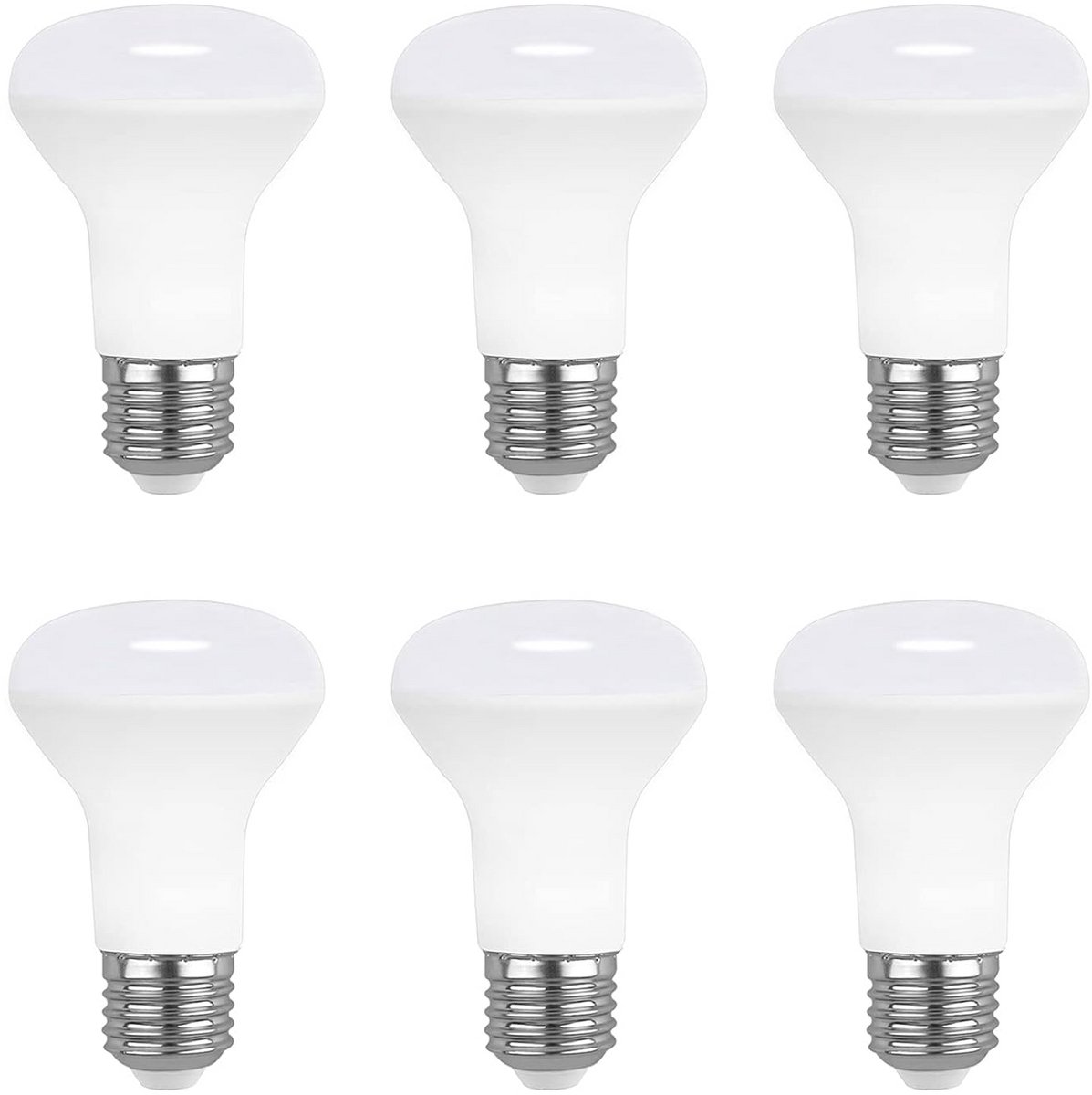 LED Spot - Reflector Lamp - Woonkamer Verlichting - Energiebesparend 7W - E27 R63 - Neutraal Wit