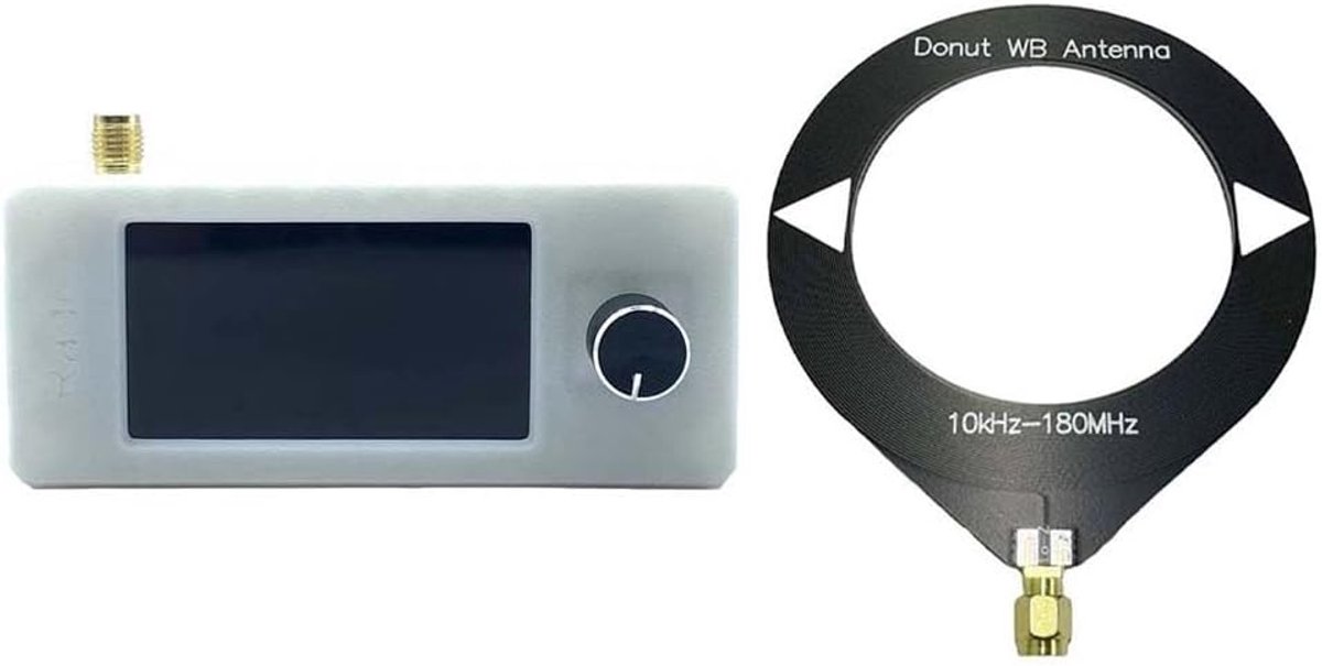 Draagbare Radio - Mini Ontvanger - Luisteren naar Zenders - IPS Kleurenscherm - Compact Formaat - Wit
