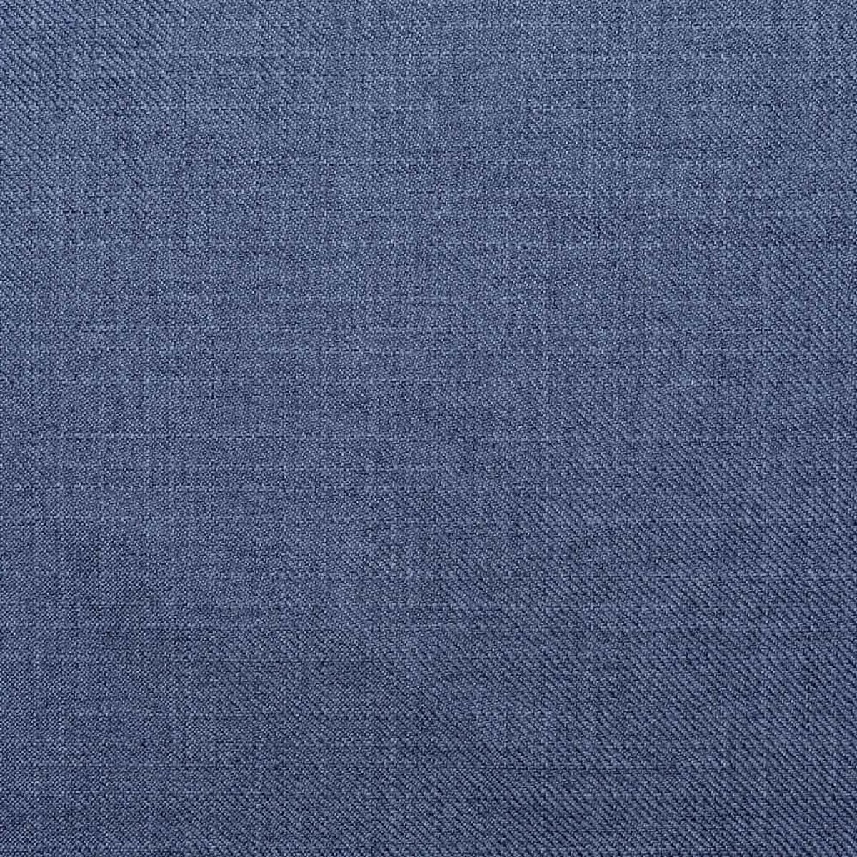 Opbergbankje Gestoffeerd - Voetenbankje Knooptufting - Extra Zitplaats - Vlekbestendige Stof - 40x40x43 cm - Naturel Blauw