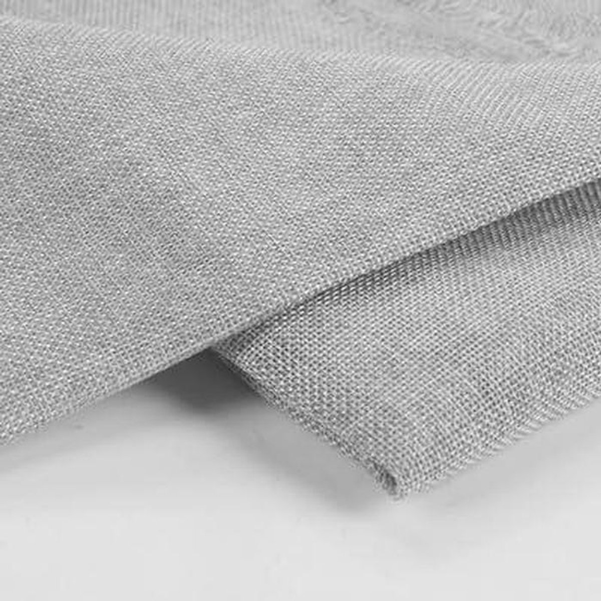 Akoestisch Doek - Luidspreker Stof - Luidspreker Bescherming - Goede Geluidsdoorlaatbaarheid - 1.45 x 0.5 m - Lichtgrijs