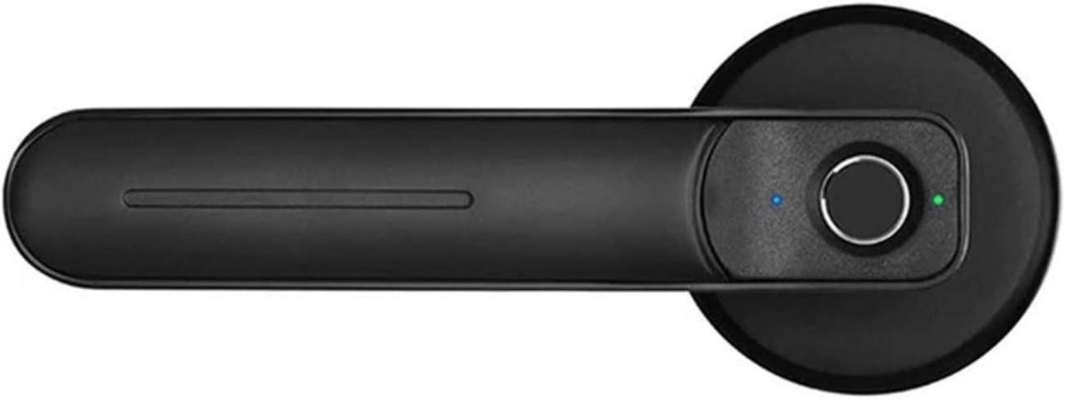 Slim Deurslot - Vingerafdruk Slot - Veilige Toegang - Snelle Herkenning - Tot 70 mm - Zwart