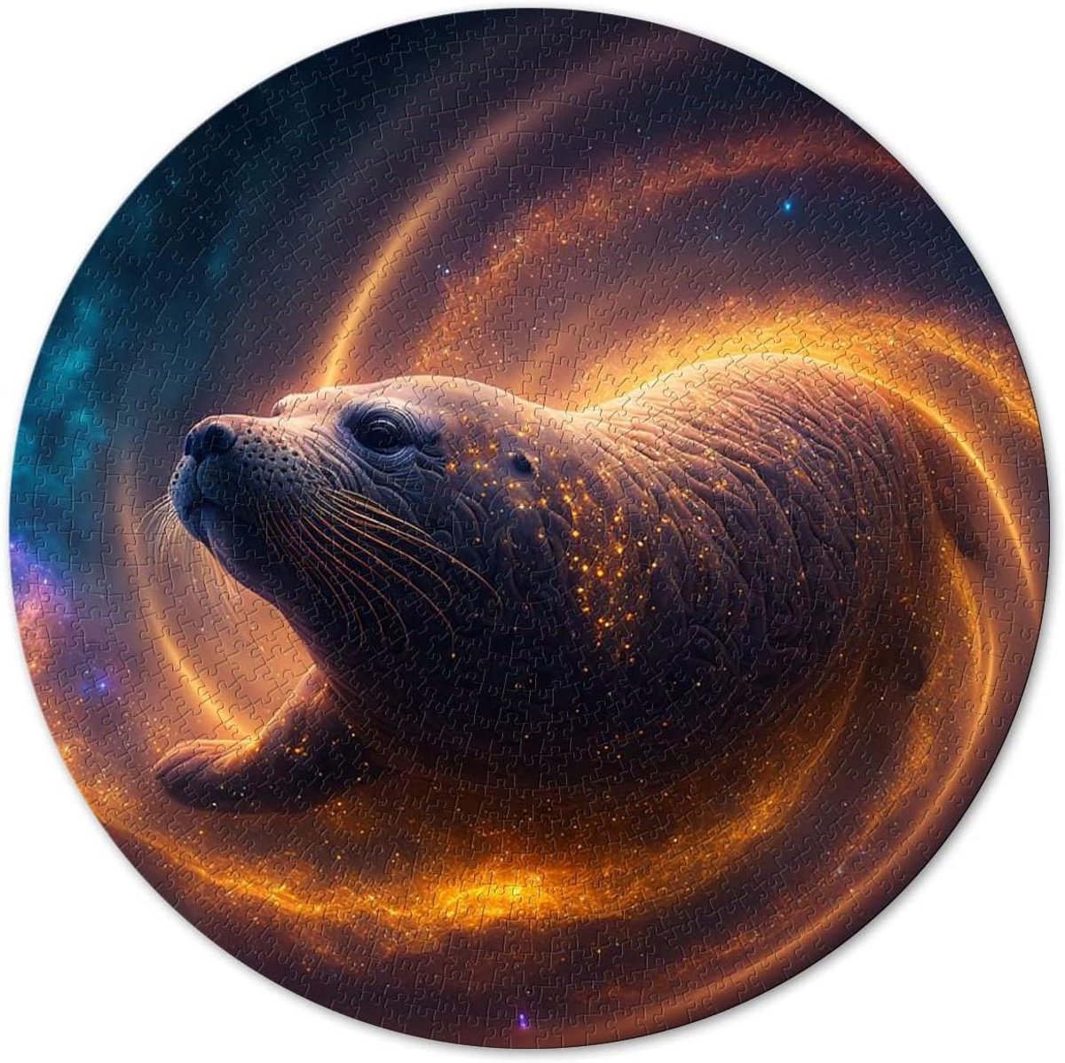 Ronde Puzzel - Legpuzzel - Familie Spel - 1000 Stukjes - 67.5 x 67.5 cm - Meerdere Kleuren