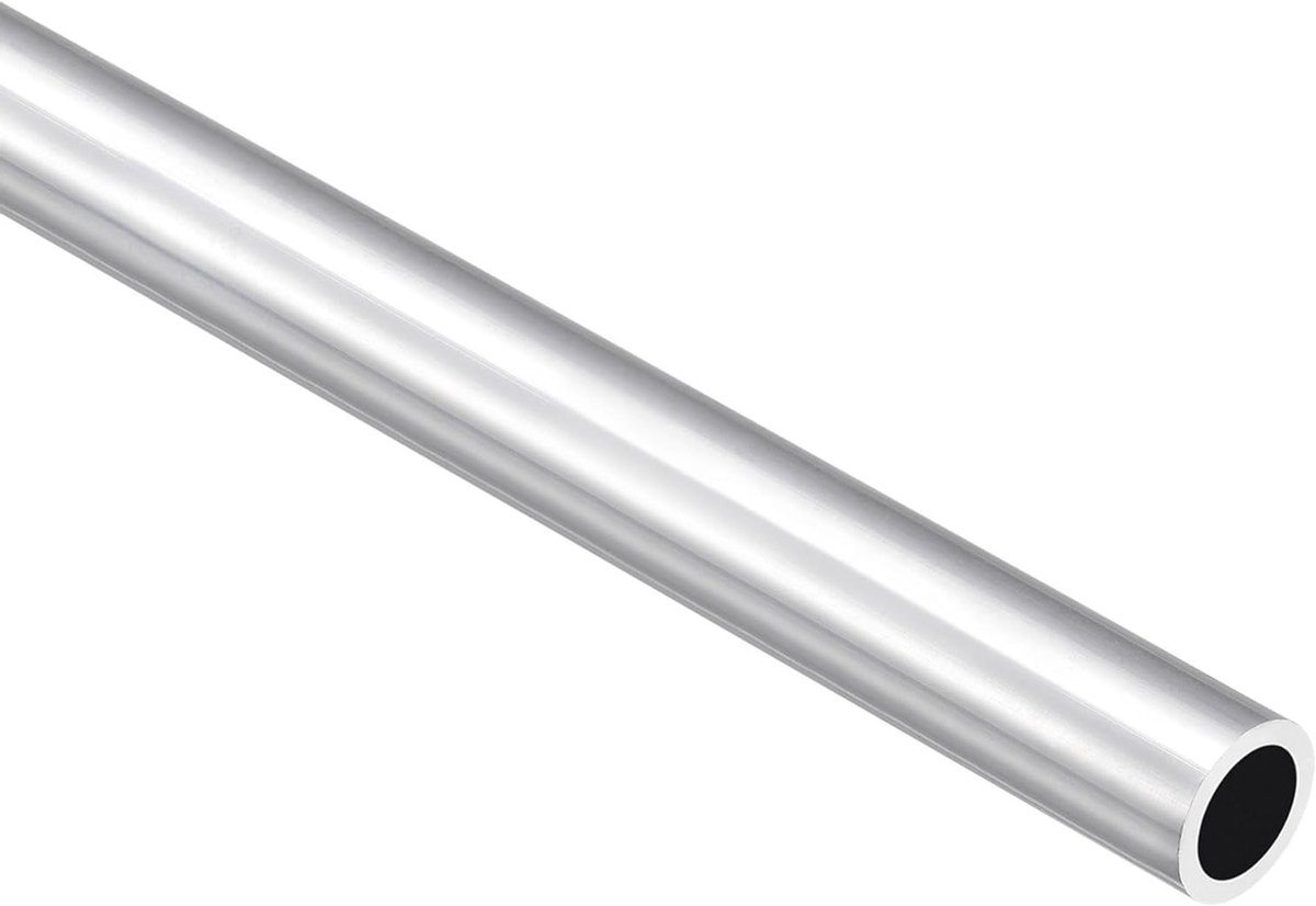 Aluminium Ronde Buizen 16mm OD x 12mm ID, 300mm Lengte voor Machinebouw en DIY Projecten, Duurzaam en Lichtgewicht Metaal