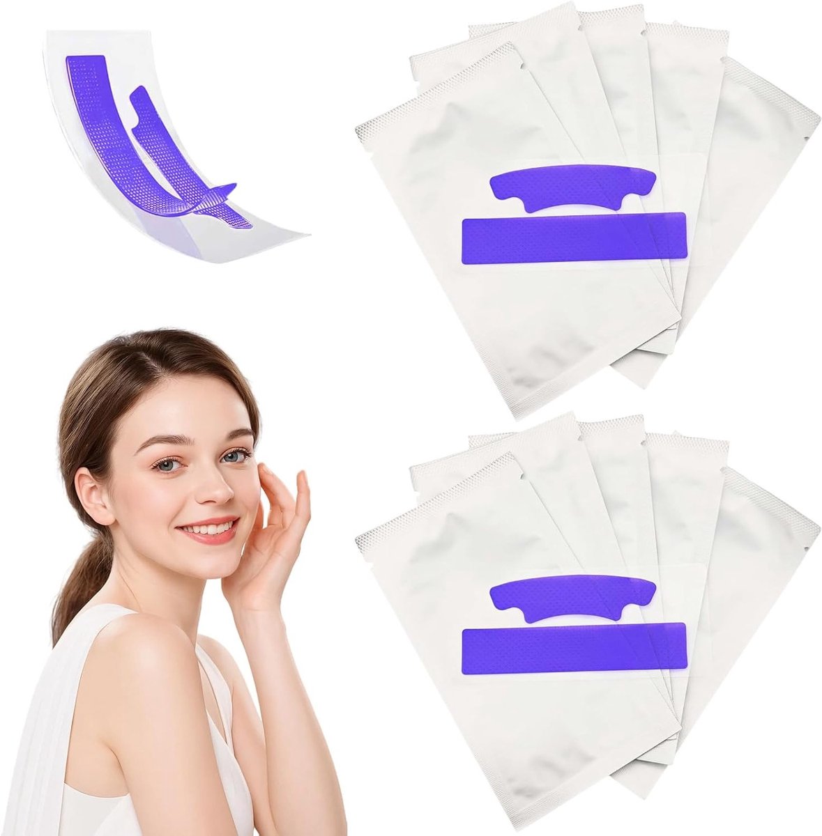 Whitening Strips voor het Bleken van Tanden, 10 Stuks Tandreinigingspleisters voor een Stralende Glimlach en Verbeterde Tandverzorging