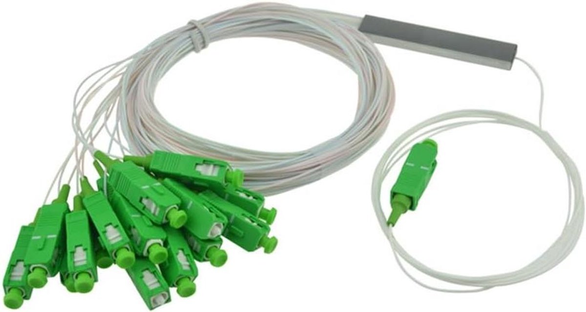 Optische Splitter - Glasvezel Verdeeler - Netwerk Uitbreiding - Miniatuur Ontwerp - 1x16 Poorten - Zoals Afgebeeld